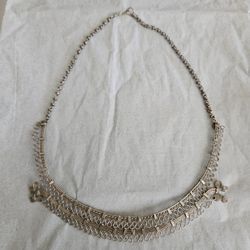 Stainless Steel Wire Necklace. Choker Style. HandMade In Peru.