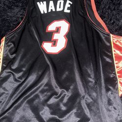 Authentic Dwayne Wade Heat jersey