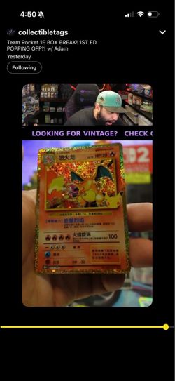 30th anniversary Chinese Charizard Holo Pokémon Card