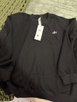 alo black sweater