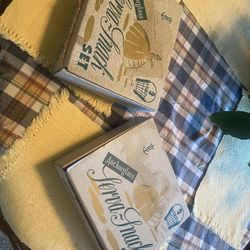 Vintage 1950 Anchorglass Serva Snack Set - $70 Each 