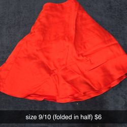red skirt