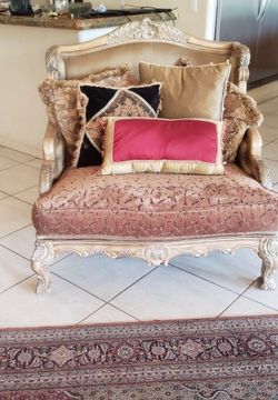 2  Neiman Marcus oversized chairs/accent Chairs