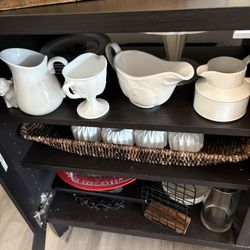 Collection Of White Serving Dishes And Pieces