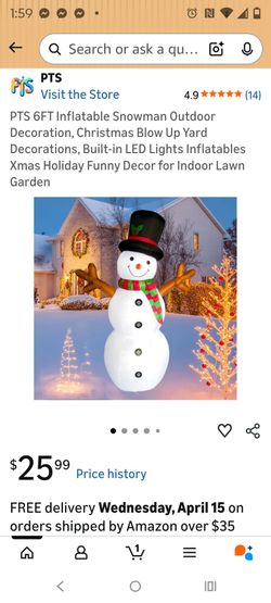 Frosty the snowman inflateable