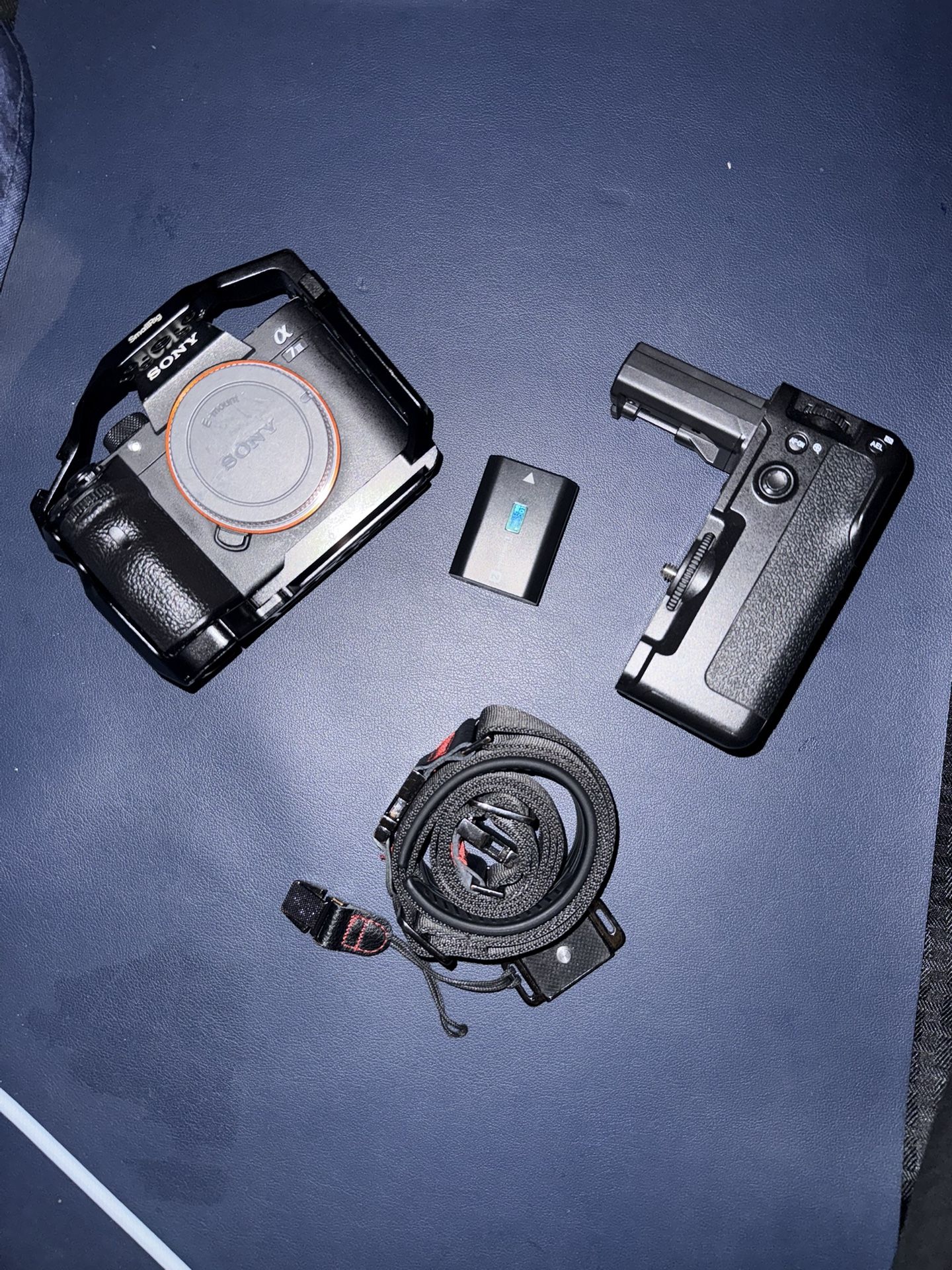 Sony A7iii (body) Extended Grip, Camera Strap 1 Battery 