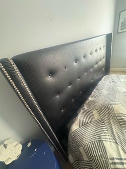 Queen headboard and frame