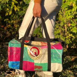 Upcycled Duffel Bag