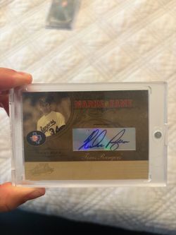 Nolan Ryan Autograph card 2/100