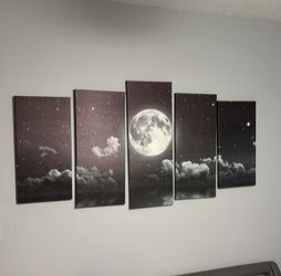 5-Piece Moon Portrait