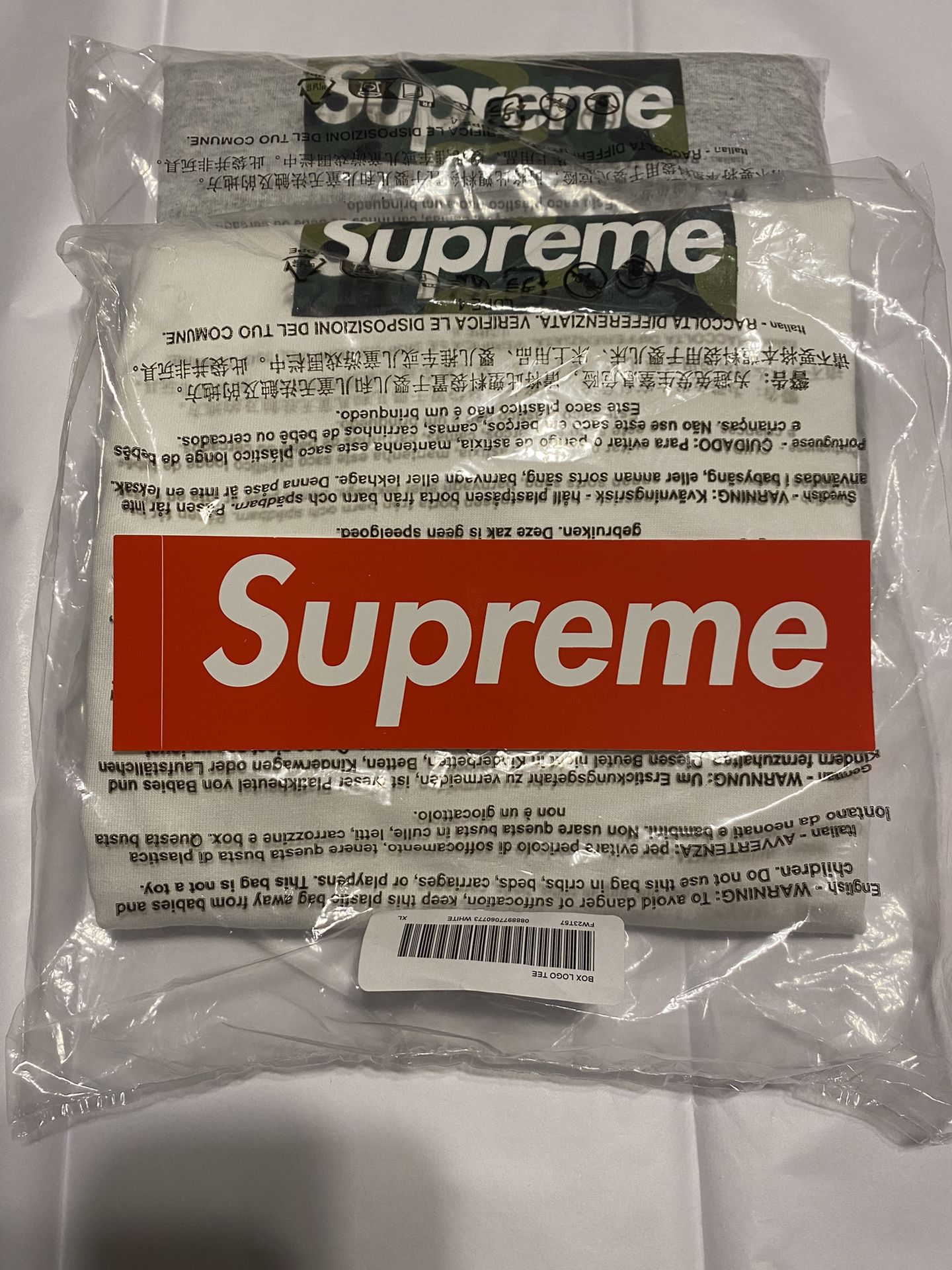 Supreme FW 2023 Box Logo Tees *New In Bag*