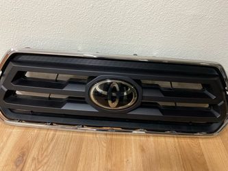 Toyota Front Grille Black with Chrome Trim