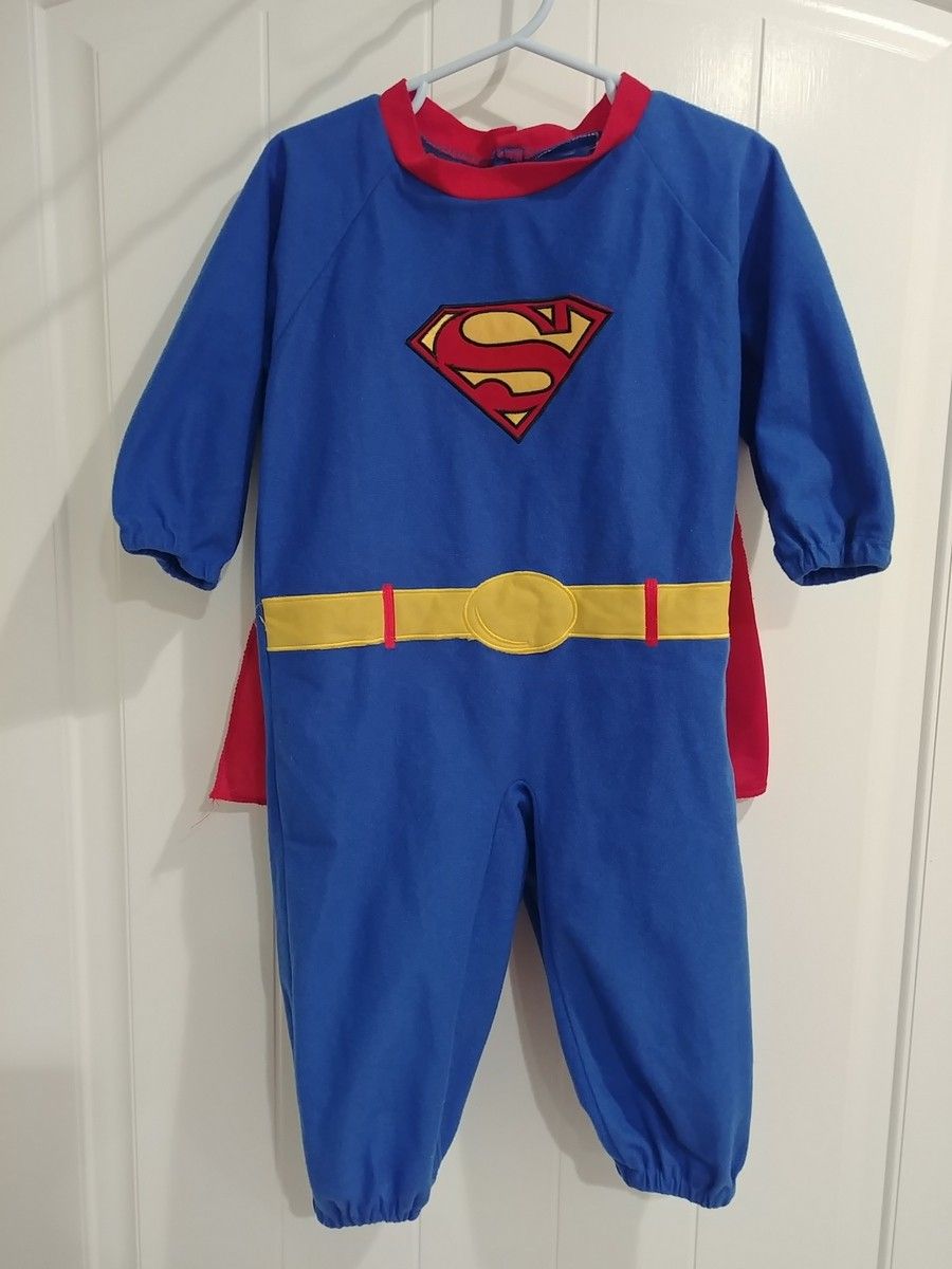 SUPERMAN CHILD’S ROMPER COSTUME SIZE TODDLER 2T