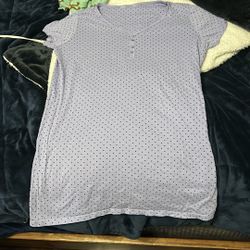 Purple Polka dot Nightgown  