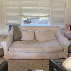 Down Feather RESTORATION HARDWARE Love seat Couch