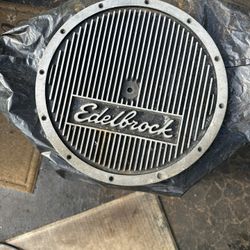 Vintage Edelbrock Air Cleaner Cover