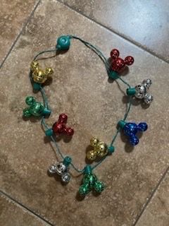 Disney Parks Mickey Mouse Light Up Necklace