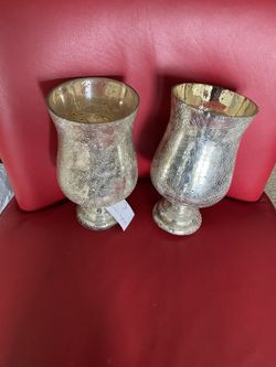 Glass Urn 12 Inches High