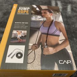 Cap Weighted Jump Rope