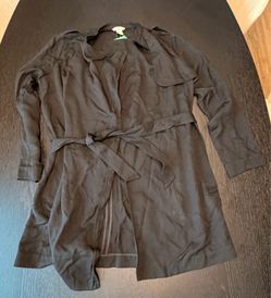 H&M Black Trench Coat