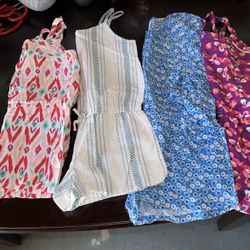 Girl Summer Rompers Size 8