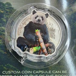 2022 Solomon Islands Gentle Giants Giant Panda 1oz 9999 Silver 