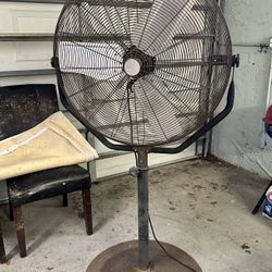 30” Pedestal High Velocity All Metal Tilting 3 Speed Heavy Duty Industrial Fan