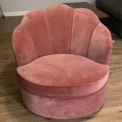 Swivel Velvet Chair