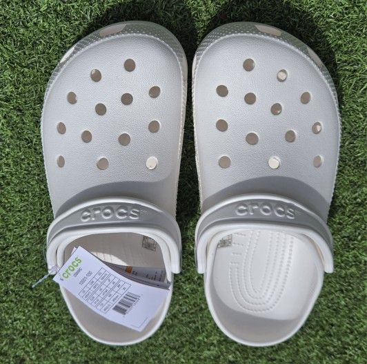 Crocs Unisex-Adult Classic Clogs (White)Sizes 4m/6w Thru 10m/12w