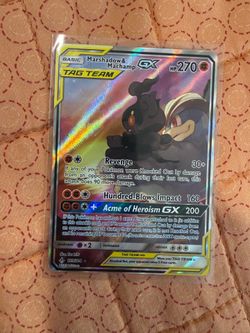 Marshadow & Machamp Tag Team Full Art (NM)