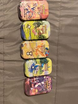 Pokémon Trading Card Game Mini Tins Set of 5