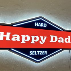 Happy Dad Neon Sign