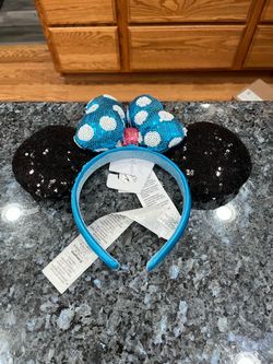 Disney Minnie Mouse Sequin Polka Dot Headband.  Brand new with tags never worn.