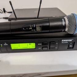 Shure ULXS 24/Beta58A Microphone Wireless System 