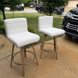 Beautiful Barstools Set Of 2 Counter Hight Sturdy 