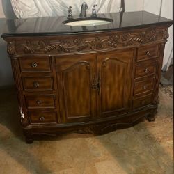 Bathroom Vanity W Granite Top