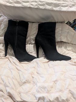 JustFab Stiletto Ankle Boots