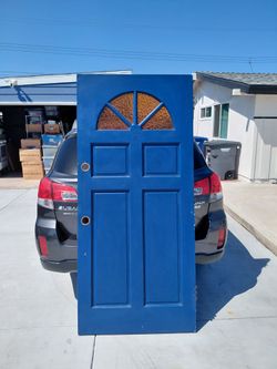79x36 front solid wood door