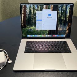 Apple MacBook Pro (16-inch, 2021) M1 A2485 Laptop Computer 16GB RAM 500GB SSD - Silver