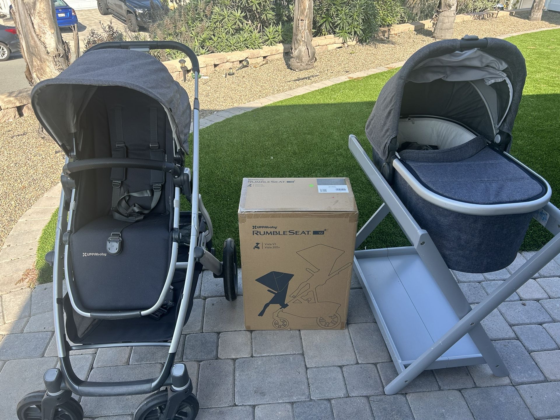 UPPAbaby Vista V2 Complete Double Set Up