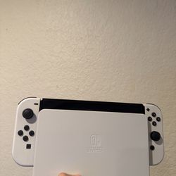 Nintendo Switch OLED White with Dock and AC Power