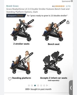 Graco double stroller