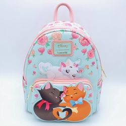DISNEY LOUNGEFLY BACKPACK ARISTOCATS CURL - MARIE - BERLIOZ - TOULOUSE
