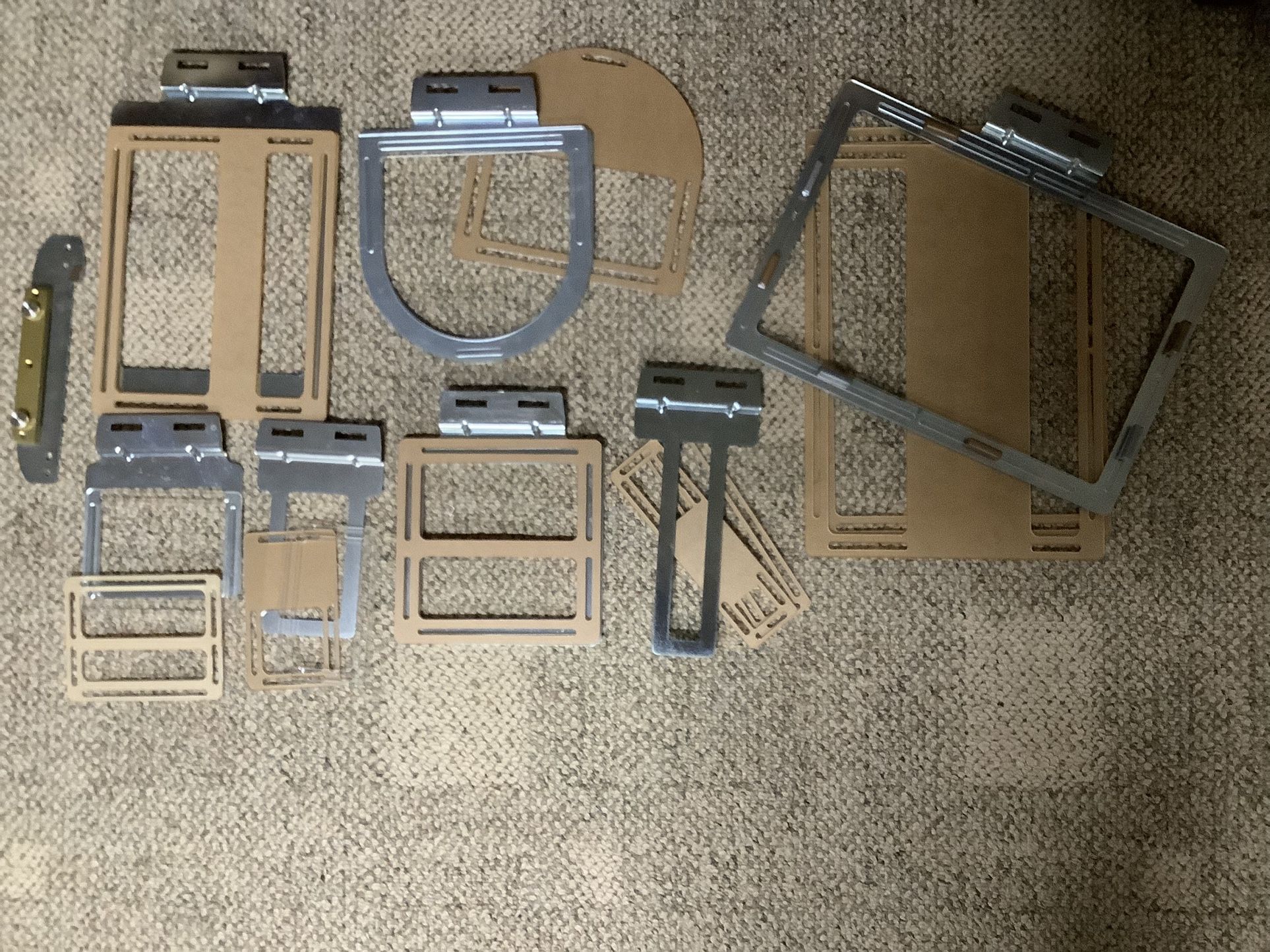 Quick-Snap Magnetic Hoops For Multi Needle Embroidery Machines