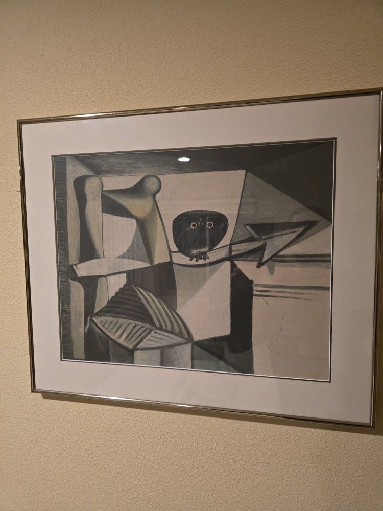 Limited Edition Picasso Print 'Owl With Chair'