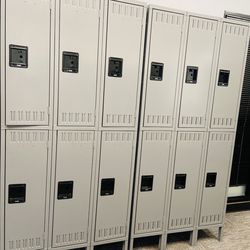 Uline Gray Lockers