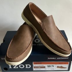 TWO PAIRS IZOD CASUAL LOAFERS