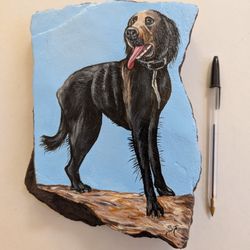 Custom Portraits On A Rock 