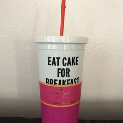 Kate Spade ‘Eat Cake For Breakfast’ insulated Tumbler 20 Oz 