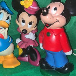 Mickey Minnie & Donald Piggy Banks 
